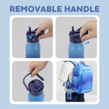 Flowee 14oz Insulated Water Bottle in Blue Gradient