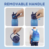 Flowee 22oz Insulated Water Bottle in Blue Gradient