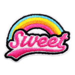 Sweet Rainbow Iron/Sew On Patch - JWorldstore
