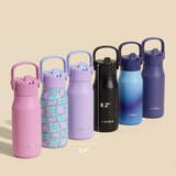 Flowee 14oz Insulated Water Bottle in Puffy Flower