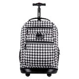 Sundance Laptop Rolling Backpack (20 Inch) in Houndstooth - Final Sale - JWorldstore