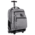 Sundance Laptop Rolling Backpack (20 Inch) in Houndstooth - Final Sale - JWorldstore