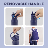 Flowee 22oz Insulated Water Bottle in Navy
