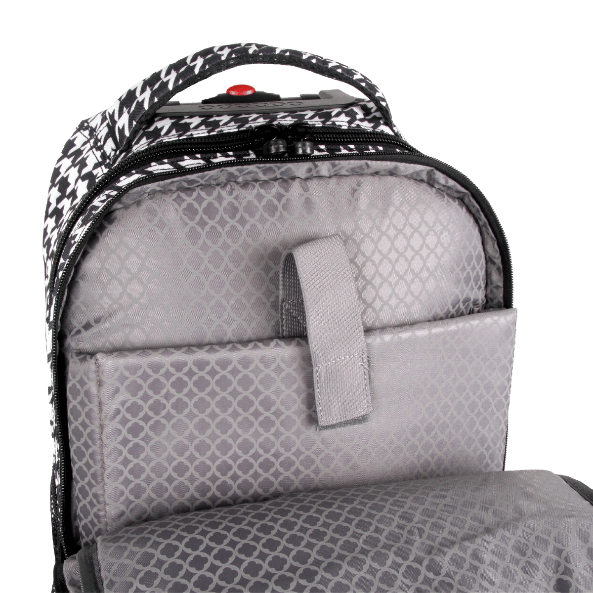 Sundance Laptop Rolling Backpack (20 Inch) in Houndstooth - Final Sale - JWorldstore