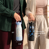 Flowee 22oz Insulated Water Bottle in Black