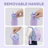 Flowee 14oz Insulated Water Bottle in Purple