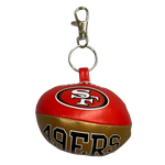 San Francisco 49ERS NFL Softee Football Keychain - JWorldstore