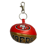 San Francisco 49ERS NFL Softee Football Keychain - JWorldstore