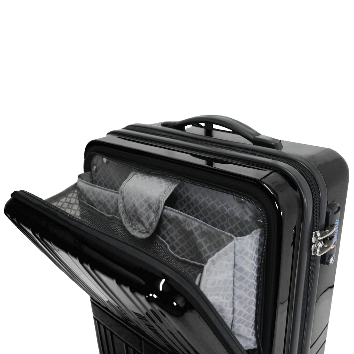 Cue Carry-On Luggage With Spinner Wheels - JWorldstore
