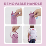 Flowee 22oz Insulated Water Bottle in Pink