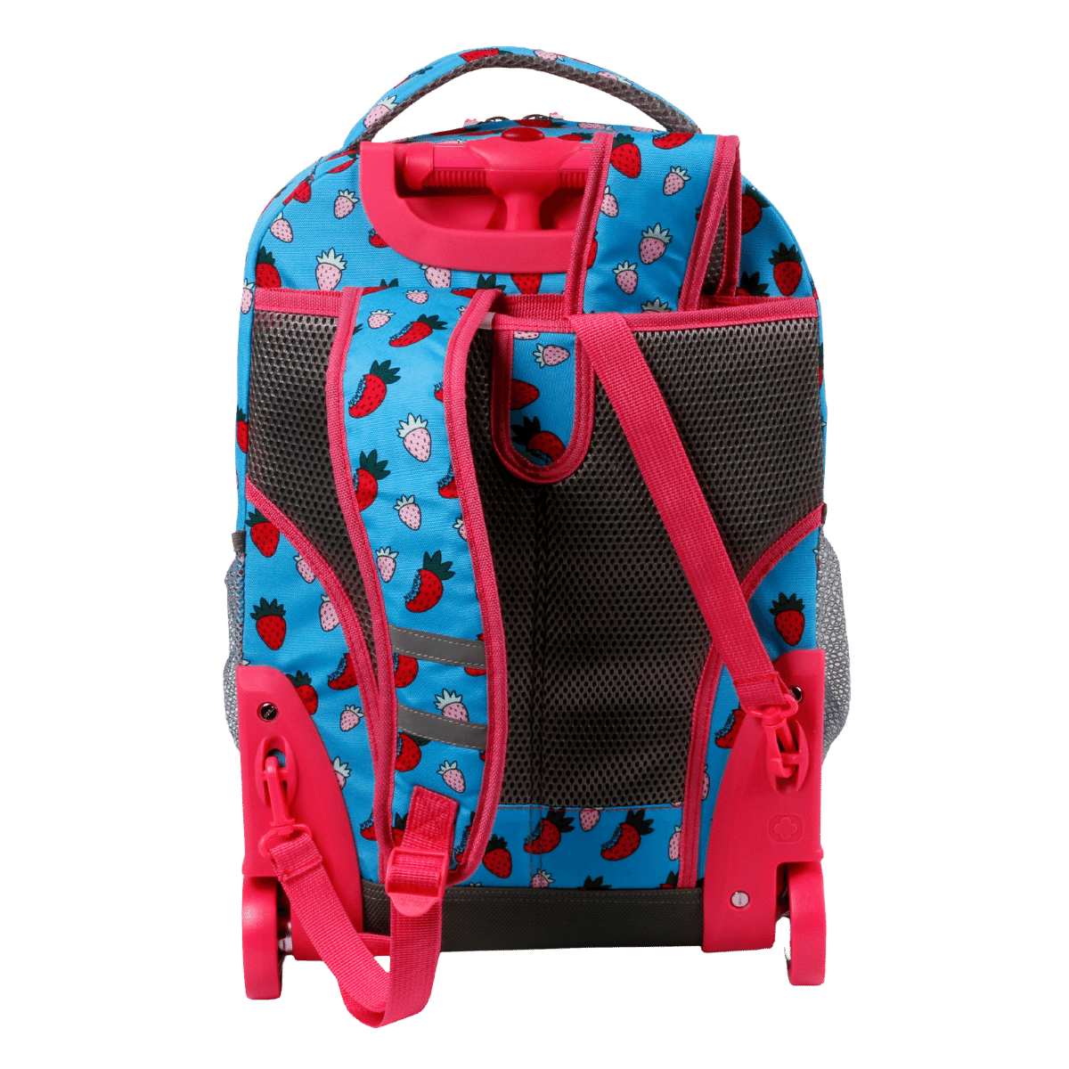 Sunrise Rolling Backpack (18 Inch) in Strawberry - Final Sale - JWorldstore