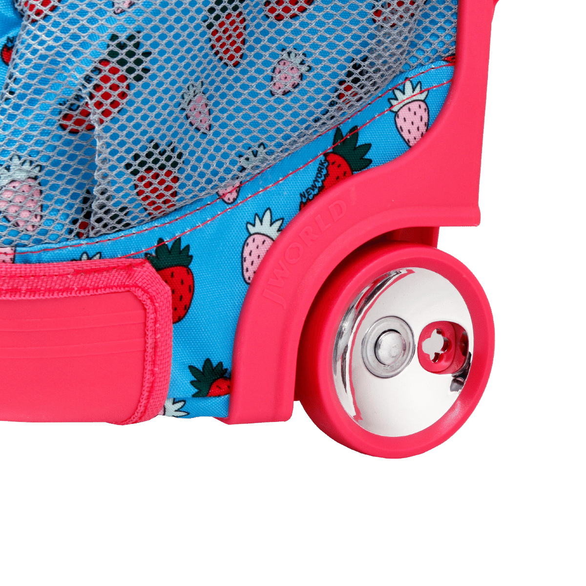 Sunrise Rolling Backpack (18 Inch) in Strawberry - Final Sale - JWorldstore