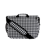 Thomas Laptop Messenger Bag in Houndstooth - Final Sale - JWorldstore