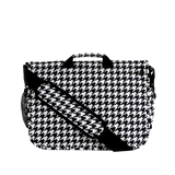 Thomas Laptop Messenger Bag in Houndstooth - Final Sale - JWorldstore