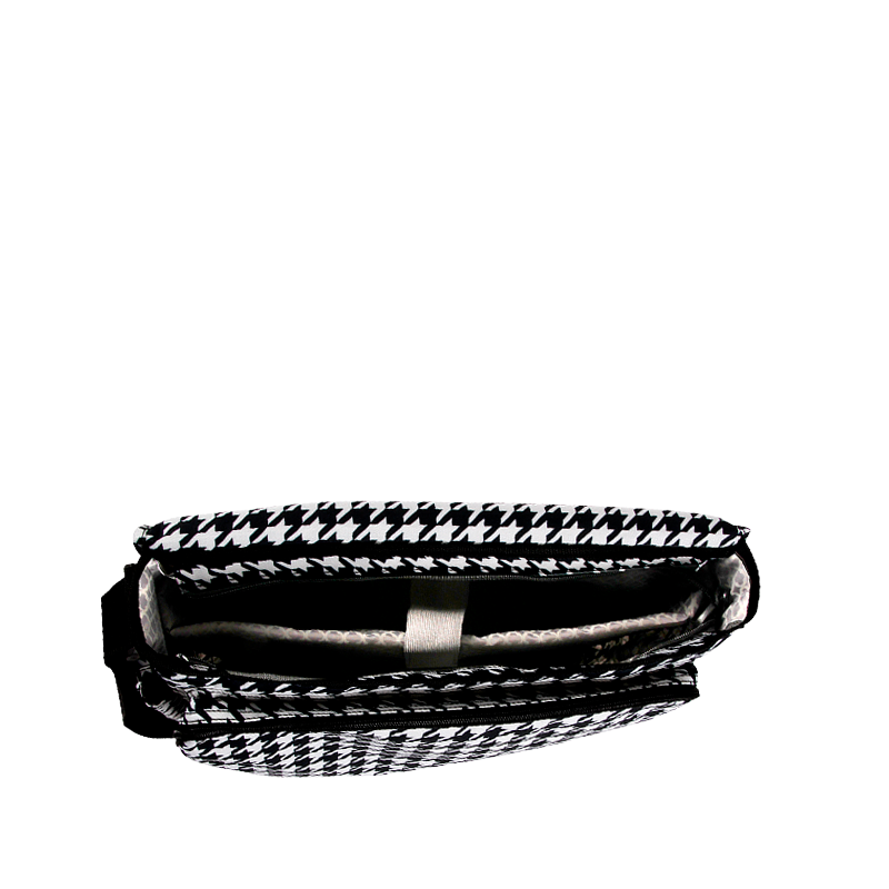 Thomas Laptop Messenger Bag in Houndstooth - Final Sale - JWorldstore