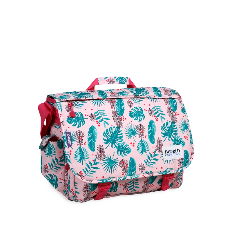 Thomas Laptop Messenger Bag in Palm Leaves - Final Sale - JWorldstore