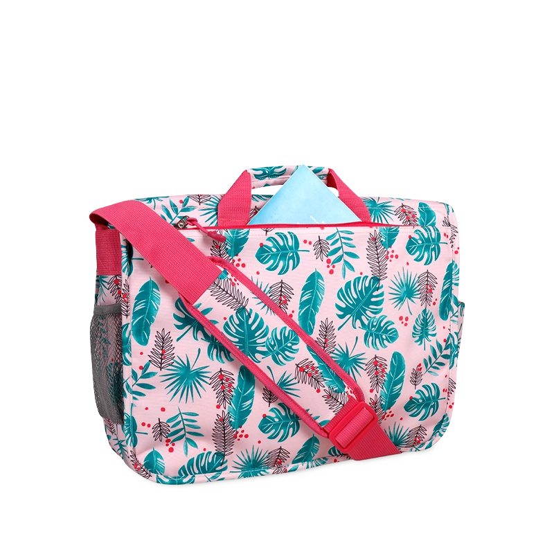 Thomas Laptop Messenger Bag in Palm Leaves - Final Sale - JWorldstore