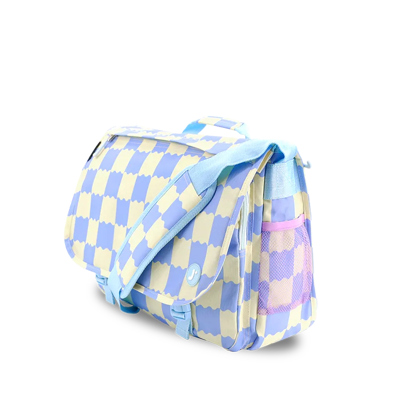 Thomas Laptop Messenger Bag in Wiggle Blue - JWorldstore