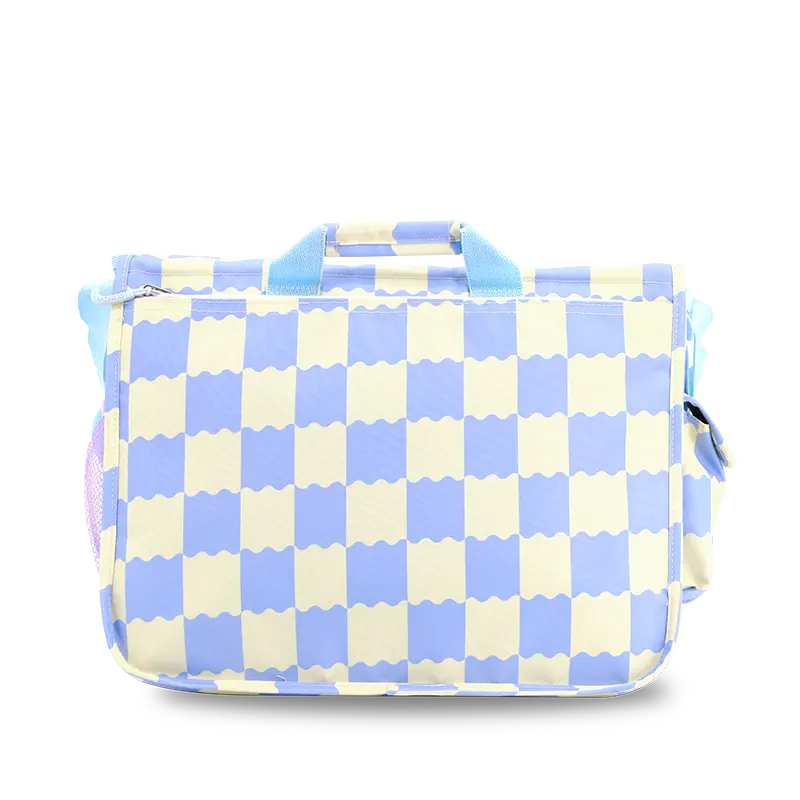 Thomas Laptop Messenger Bag in Wiggle Blue - JWorldstore