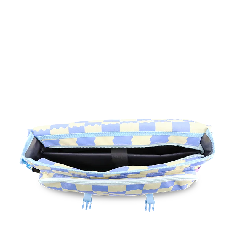 Thomas Laptop Messenger Bag in Wiggle Blue - JWorldstore