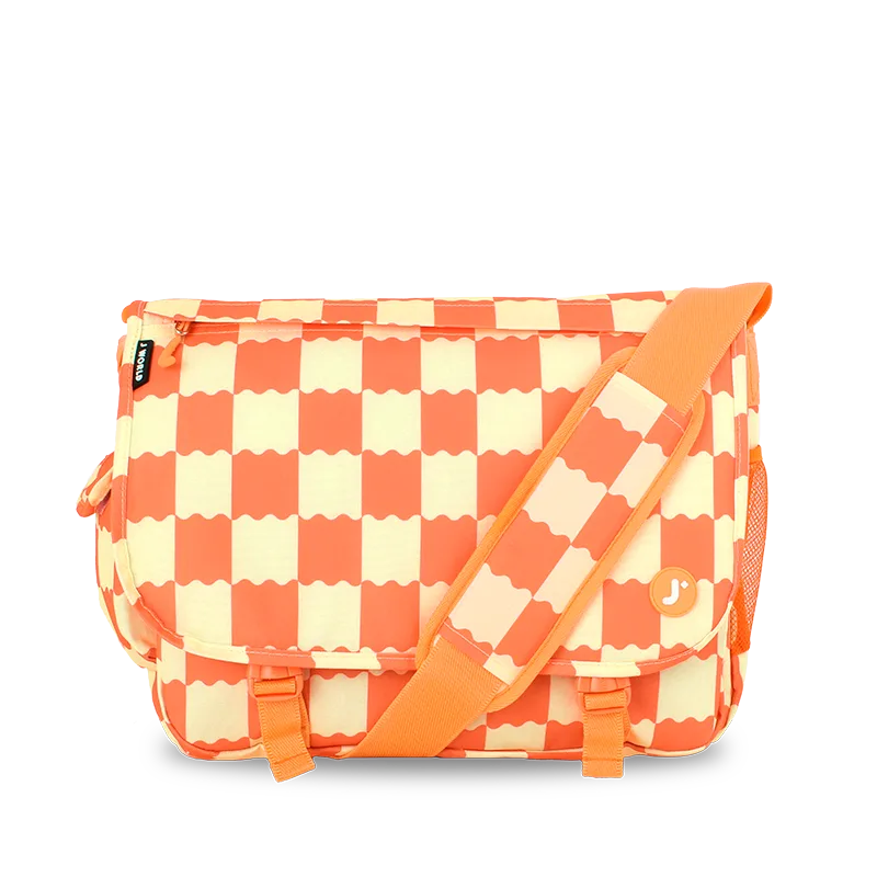 Thomas Laptop Messenger Bag in Wiggle Coral - JWorldstore