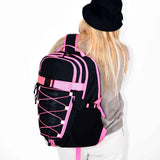 Stride Laptop Backpack in Black Pink - JWorldstore