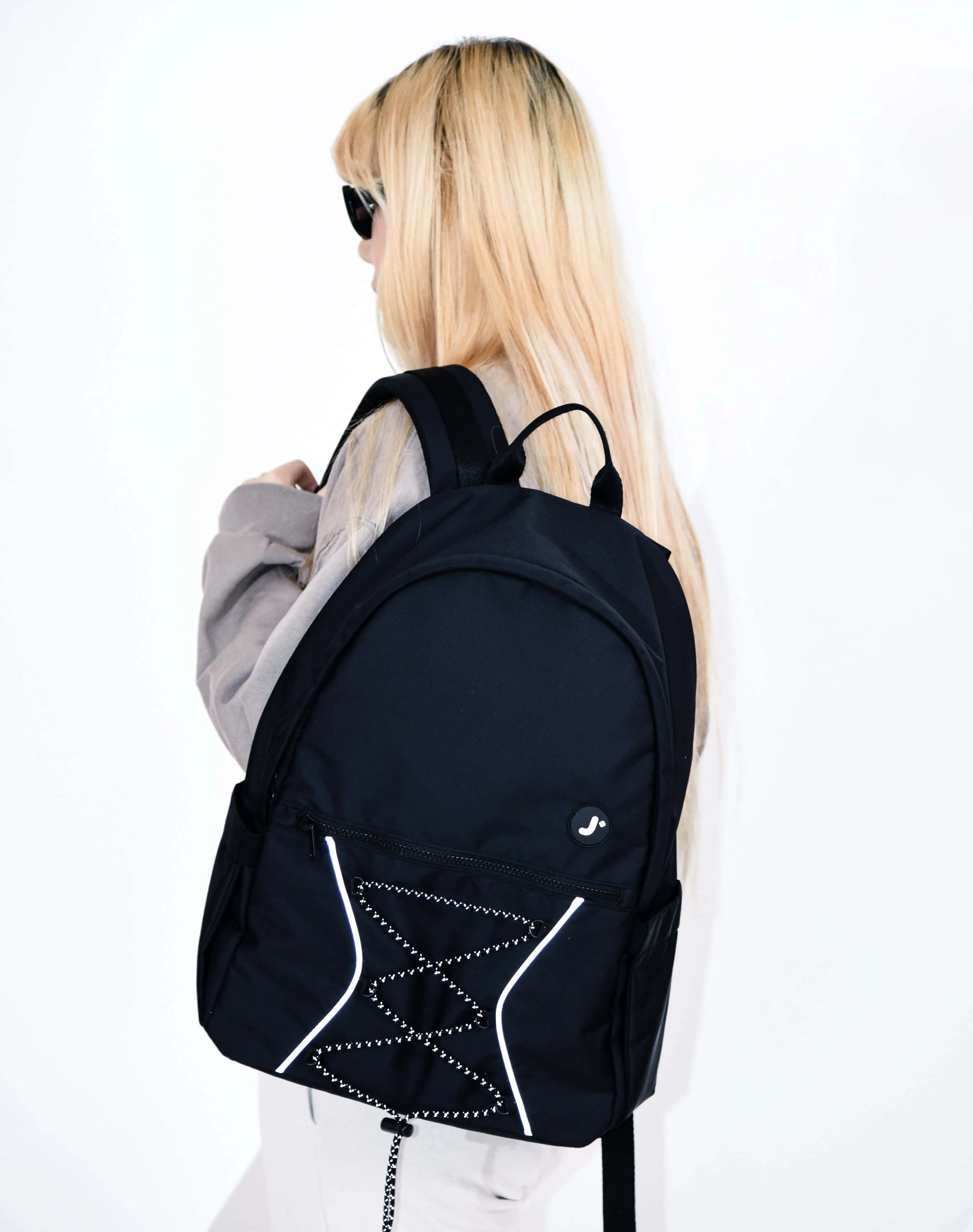 Cristos Casual Backpack in Black - JWorldstore