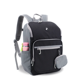 Junior Backpack With Lunch Box For School in Black - JWorldstore