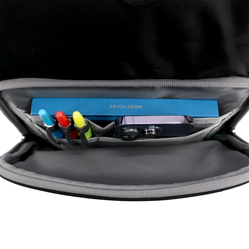 Junior Backpack With Lunch Box For School in Black - JWorldstore