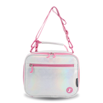 Junior Backpack With Lunch Box For School in Metallic Silver - JWorldstore