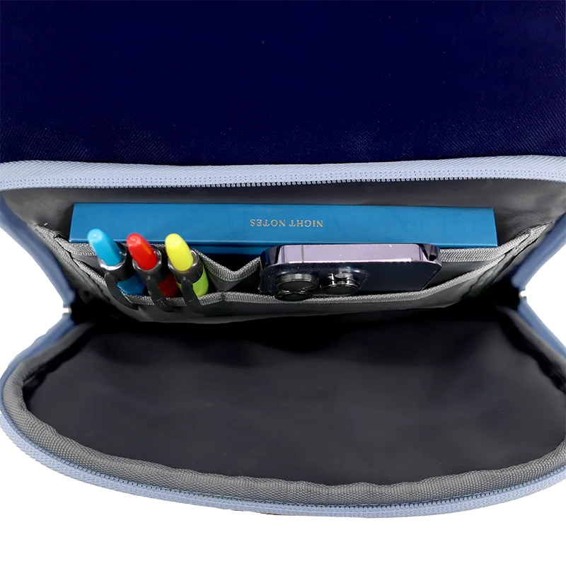 Junior Backpack With Lunch Box For School in Navy - JWorldstore