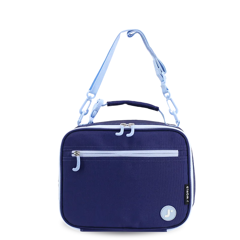 Junior Backpack With Lunch Box For School in Navy - JWorldstore