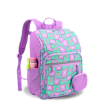 Junior Backpack With Lunch Box For School in Puffy Flower - JWorldstore