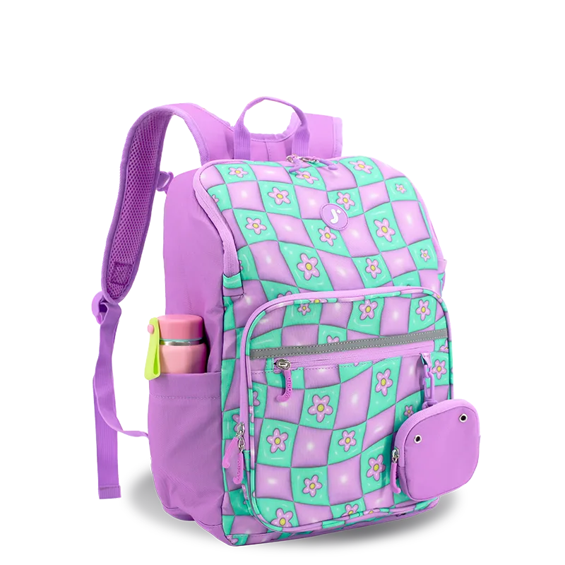 Junior Backpack With Lunch Box For School in Puffy Flower - JWorldstore