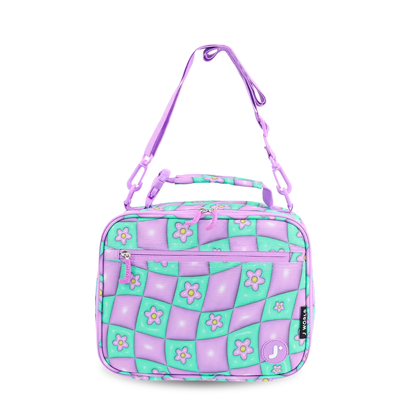 Junior Backpack With Lunch Box For School in Puffy Flower - JWorldstore
