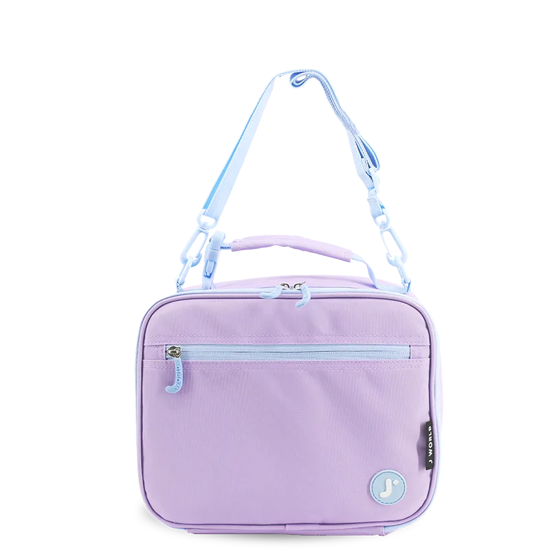 Junior Backpack With Lunch Box For School in Purple - JWorldstore