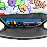 Junior Backpack With Lunch Box For School in Street Art - JWorldstore