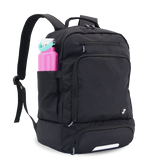 Packmate 2 in 1 Backpack With Built-in Lunch Bag in Black - JWorldstore