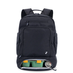 Packmate 2 in 1 Backpack With Built-in Lunch Bag in Black - JWorldstore