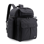 Picnic Backpack with Insulated Compartments & Picnic Mat in Black - JWorldstore