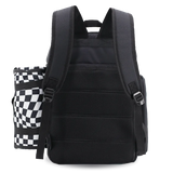 Picnic Backpack with Insulated Compartments & Picnic Mat in Black - JWorldstore