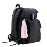 Picnic Backpack with Insulated Compartments & Picnic Mat in Black - JWorldstore