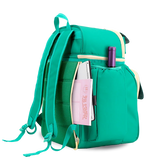 Picnic Backpack with Insulated Compartments & Picnic Mat in Green - JWorldstore