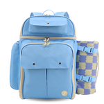 Picnic Backpack with Insulated Compartments & Picnic Mat in Sky Blue - JWorldstore