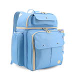 Picnic Backpack with Insulated Compartments & Picnic Mat in Sky Blue - JWorldstore
