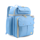 Picnic Backpack with Insulated Compartments & Picnic Mat in Sky Blue - JWorldstore