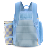Picnic Backpack with Insulated Compartments & Picnic Mat in Sky Blue - JWorldstore