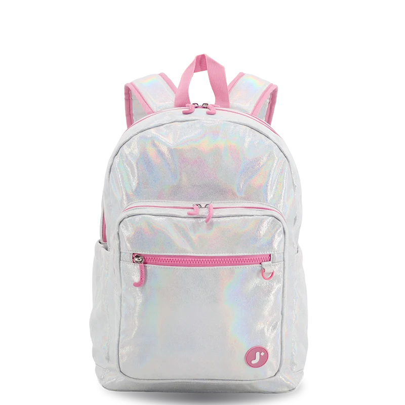 Zenpack Jr. Laptop Backpack in Metallic Silver - JWorldstore
