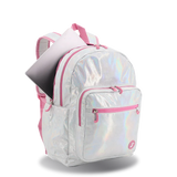 Zenpack Jr. Laptop Backpack in Metallic Silver - JWorldstore
