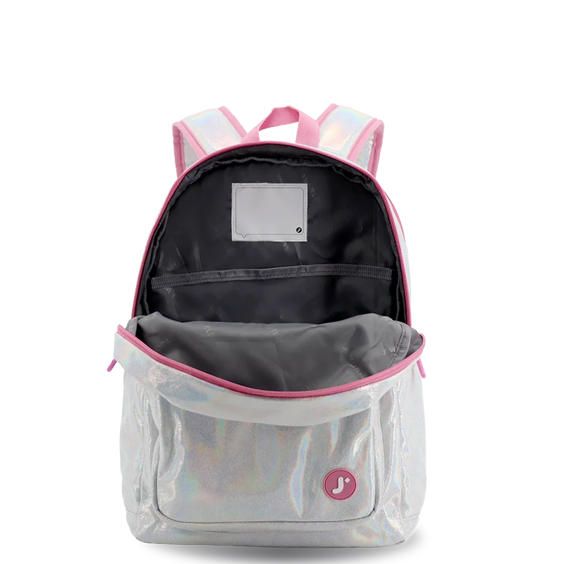 Zenpack Jr. Laptop Backpack in Metallic Silver - JWorldstore